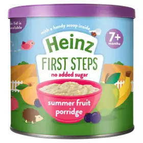 Heinz First Steps Summer Fruit Porridge- From 7+ Month- 240gm- UK