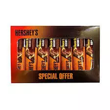 Hershey's Choco Tubes Hazelnut Cream Chocolate Pack Of 7- 18g