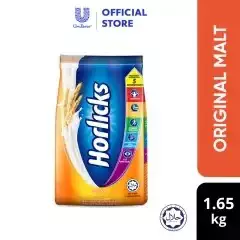 Horlicks Original Malt Pouch, 1650 GM (1.65 Kg) Packet