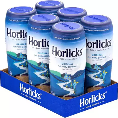 Horlicks Original Malted Milk Jar - 400g (Pack of 6)