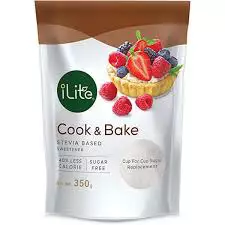 iLite Cook & Bake Stevia Based Sweetener – 350g