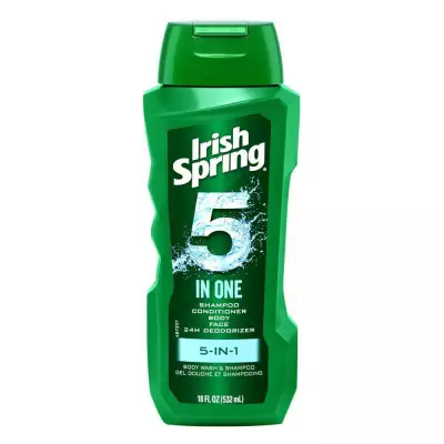 Irish Spring 5 in 1 Hair, Face, and Body Wash- 532mL