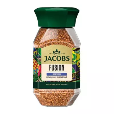 Jacobs Fusion Brazilian Flavoured Instant Coffee- 95g