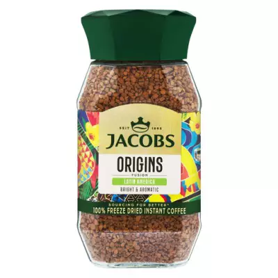 Jacobs Origins Fusion Latin America Bright & Aromatic 100% Freeze Dried Instant Coffee- 95g