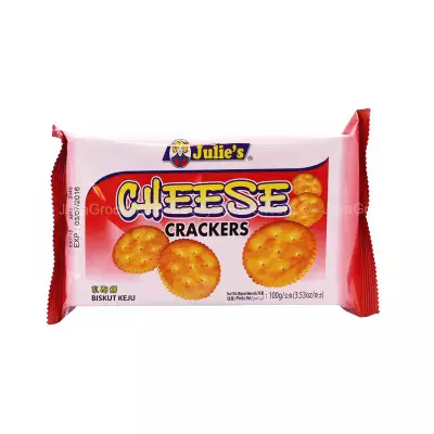 Julie's Cheese Crackers- 100gm