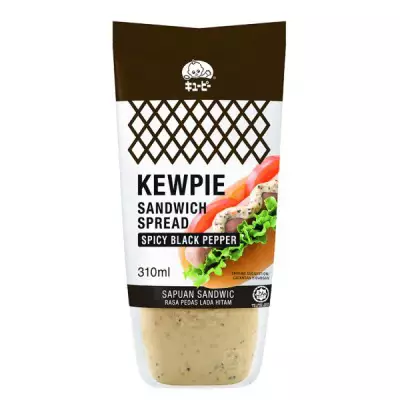 Kewpie Sandwich Spread Spicy Black Pepper- 310 mL