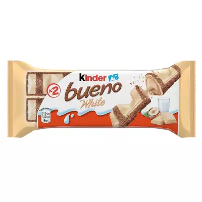 Kinder Bueno White Chocolate 2X Bar- 39g