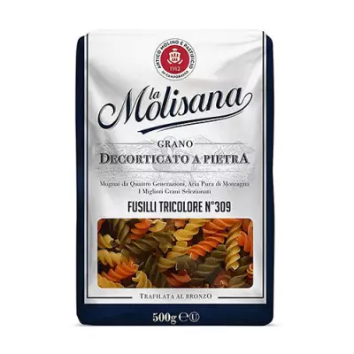 La Molisana Fusilli Tricolore N309- 500gm