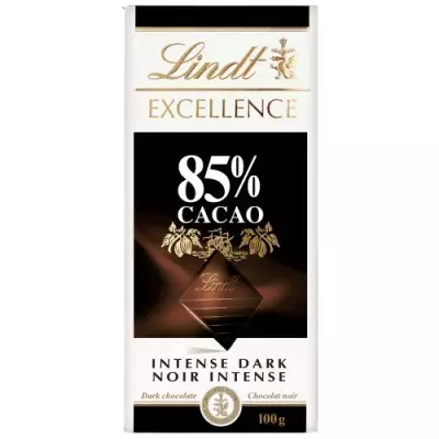 Lindt EXCELLENCE 85% Cacao Dark Chocolate Bar- 100g