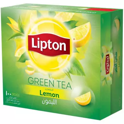 LIPTON GREEN TEA LIVELY LEMON TEA BAG- 100 SACHET'S