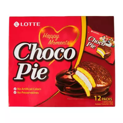 Lotte Choco Pie ( 12 Pieces )
