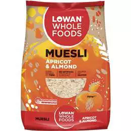Lowan Muesli Apricot & Almond.750gm