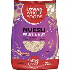 Lowan Muesli Fruit & Nut- 750gm