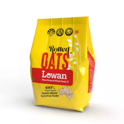 Lowan Whole Grain Rolled Oats- 1 Kg