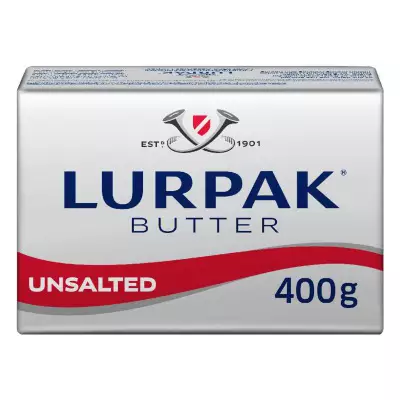 Lurpak Butter Block Unsalted- 400g