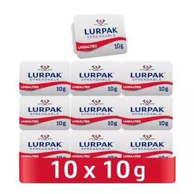 Lurpak Spreadable Butter Portions Unsalted (10 x 8g)