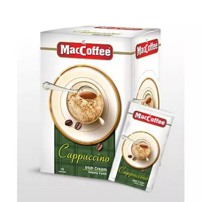 MacCoffee Cappuccino Irish Cream 8 Sachets-100g (8 Units X 12.5g)
