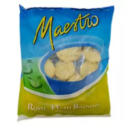 Maestro Rosti Round Hash Brown- 2.5 KG