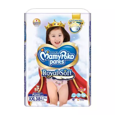 Mamy Poko Pants Girl Royal Soft (38pcs) - XXL - (15-25kg