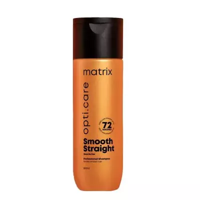 Matrix Opti.Care Smooth Straight Professional Ultra Smoothing Shampoo With Shea Butter- 200mL
