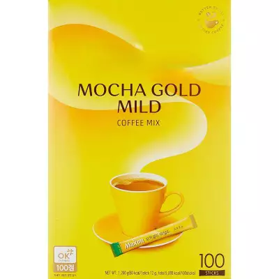 Maxim Mocha Gold Mild Coffee Mix 12g X 100 Sticks Value Pack- 1200g