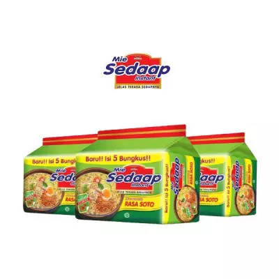 Mie Sedaap Soto Flavor Instant Noodles 375 gm