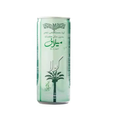 Milaf Cola Carbonated Drink With Date Extract With No Added Sugar- 240mL