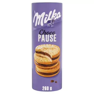 Milka Choco Pause Sandwich Biscuits- 260g