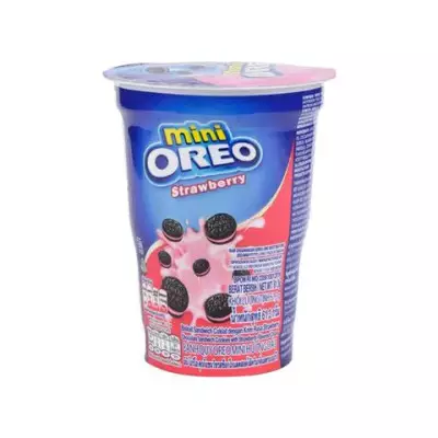 Mini Oreo Strawberry Sandwich Biscuits- 61gm
