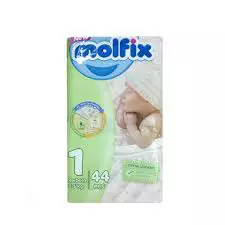 Molfix Baby Diaper Belt 1 New Born 2-5 kg 44 pc