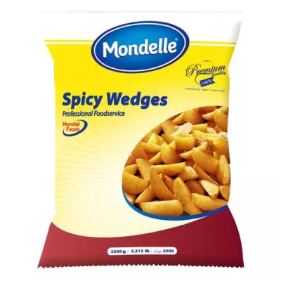 Mondelle Premium Quality Spicy Wedges Bag- 2.5 KG
