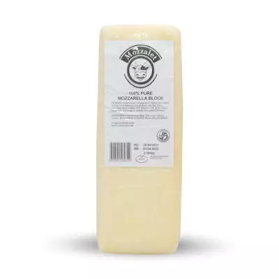 Mozzalet Mozzarella Cheese Block- 2.3 Kg