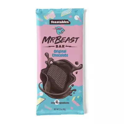 MR BEAST Feastables Original Chocolate Bar - 60g (2.1 OZ)