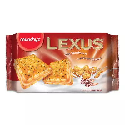 Munchy's Lexus Cheese Cream Crackers- 225 g