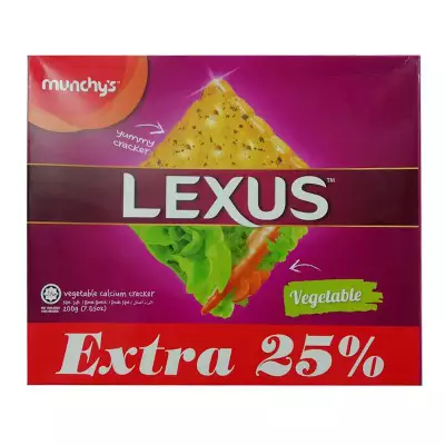 Munchy's Lexus Sandwich Calcium Crackers - Vegetable (200g)