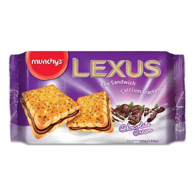 Munchy's LEXUS The Sandwich Calcium Crackers- 225gm