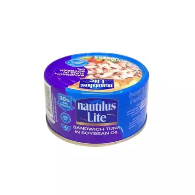 Nautilus Sandwich Tuna In Vegetable Oil 185gm