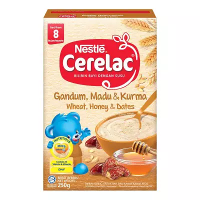 Nestle Cerelac Wheat, Honey & Dates- 250 gm