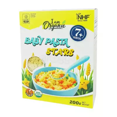 ​NHF I Am Organic Baby Pasta Stars (7+Months)- 200g