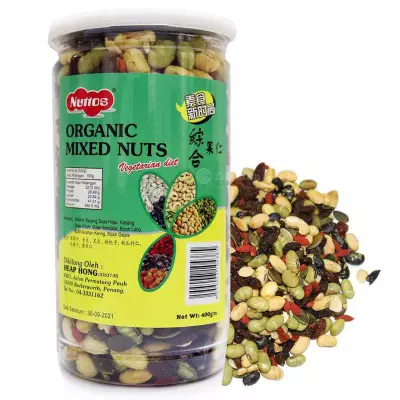 Nuttos Organic Mixed Nuts- 400gm