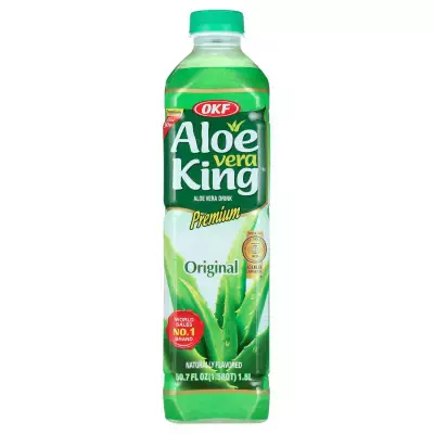 OKF Aloe Vera King Natural Original Aloe Vera Drink (Premium) - 1.5L (50.7 FL OZ) 1.58QT