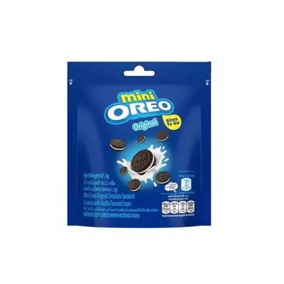 Oreo Mini Original Bites To Go Packet- 61.3g