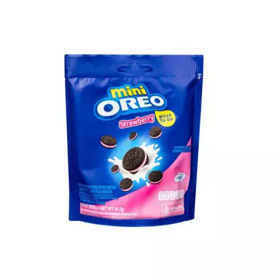 Oreo Mini Strawberry Bites To Go Packet- 61.3g