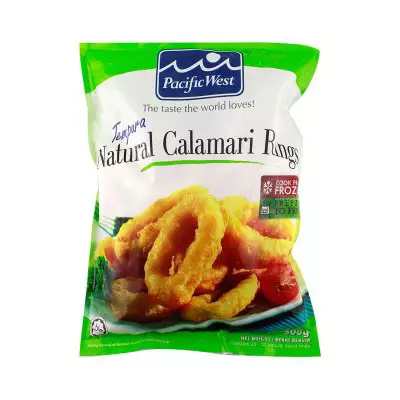 Pacific West Tempura Natural Calamari Rings- 500gm