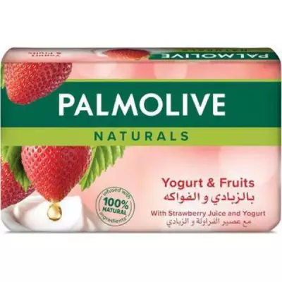 Palmolive Naturals Yogurt & Fruits (With Strawberry Juice & Yogurt) Soap - 170G
