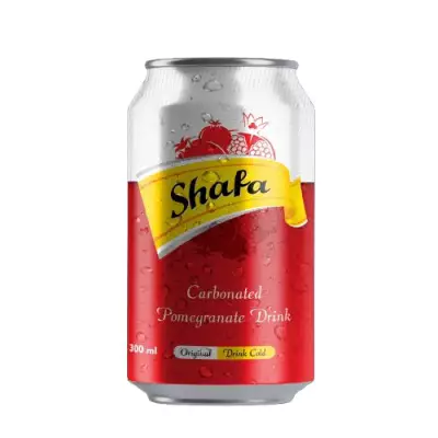 Pamir Cola Shafa Carbonated Pomegranate Drink Can– 300 ML (10 Fl.OZ)