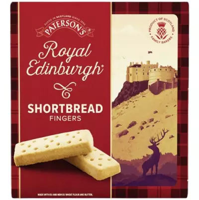 Paterson's Royal Edinburgh Shortbread Fingers- 300g