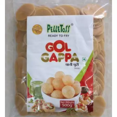 Pelletoss Gol Gappa Ready To Fry Fuchka 500 gm