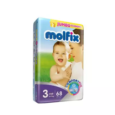 per Belt 3 Midi 4-Molfix Baby Dia9 kg 68 pcs