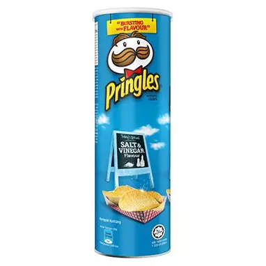 Pringles® Potato Crisps Salt & Vinegar- 110g